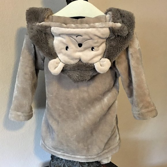 HUDSON BABY Soft Plush Baby Bathrobe | 0-9 Mnth - Picture 5 of 8